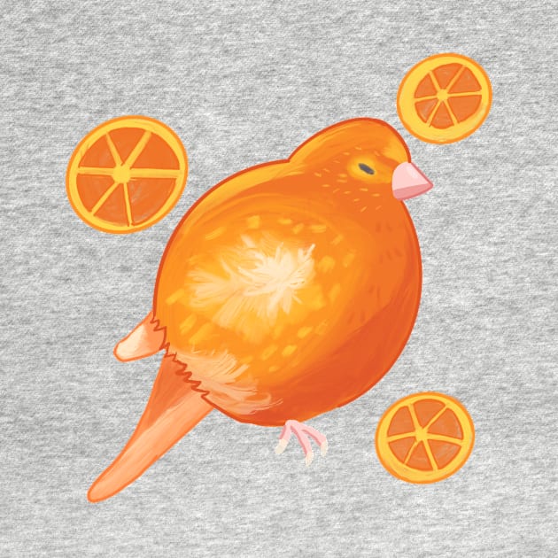 Orange Canary by JessaCreation